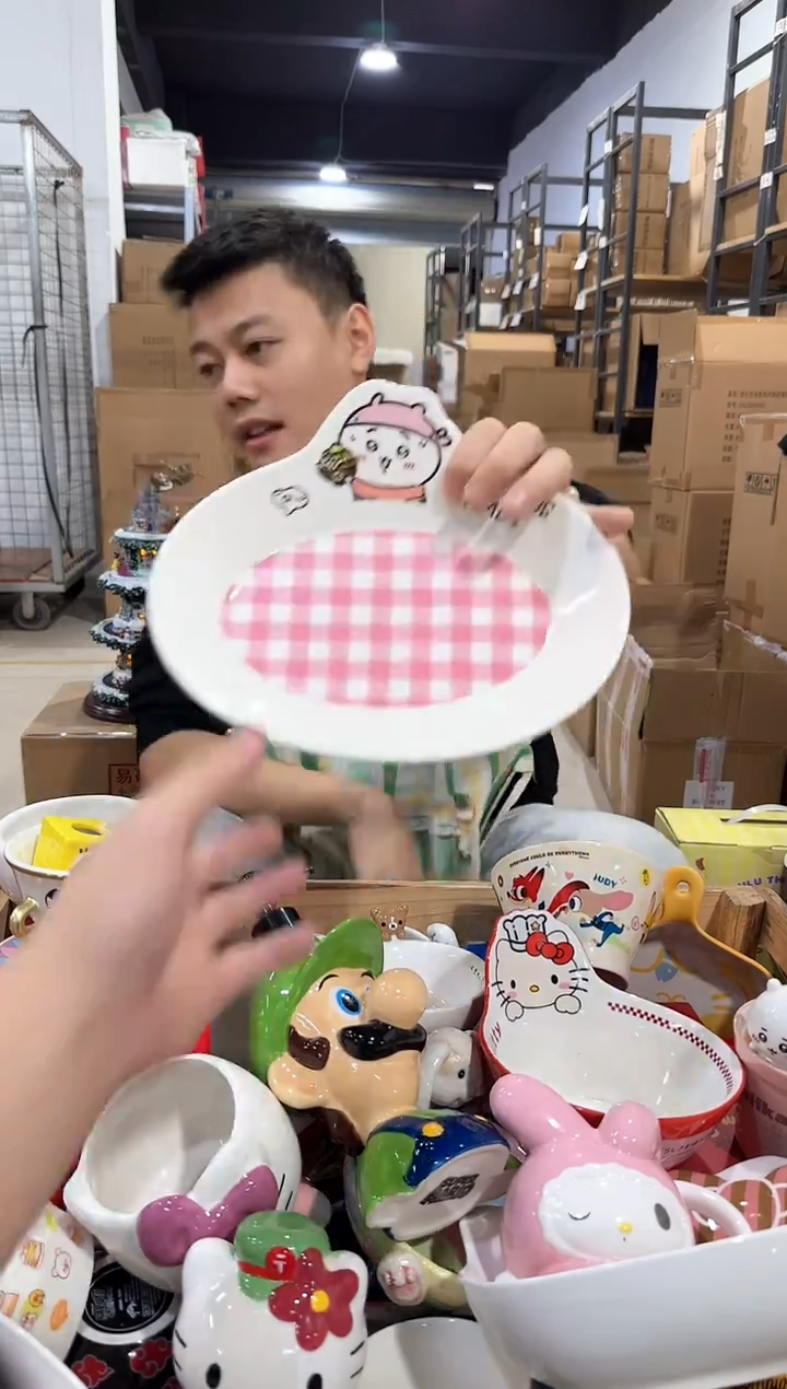 瓷片原盒吉伊餐盘