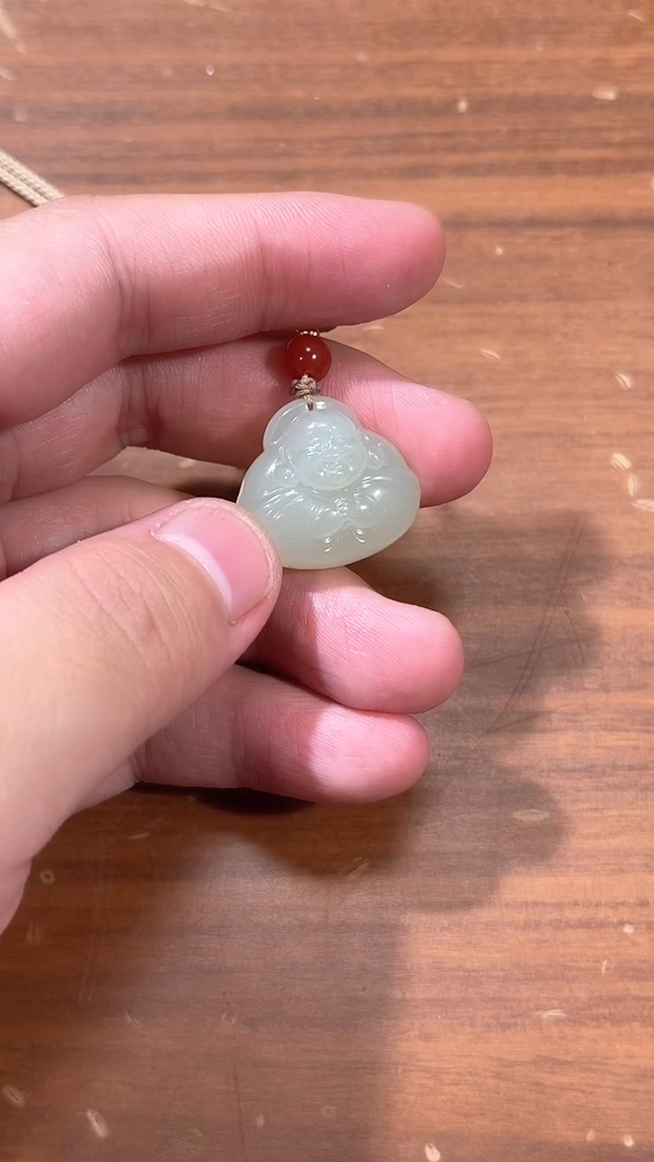 【闪购商品】和田玉吊坠未镶嵌1269抱抱佛 