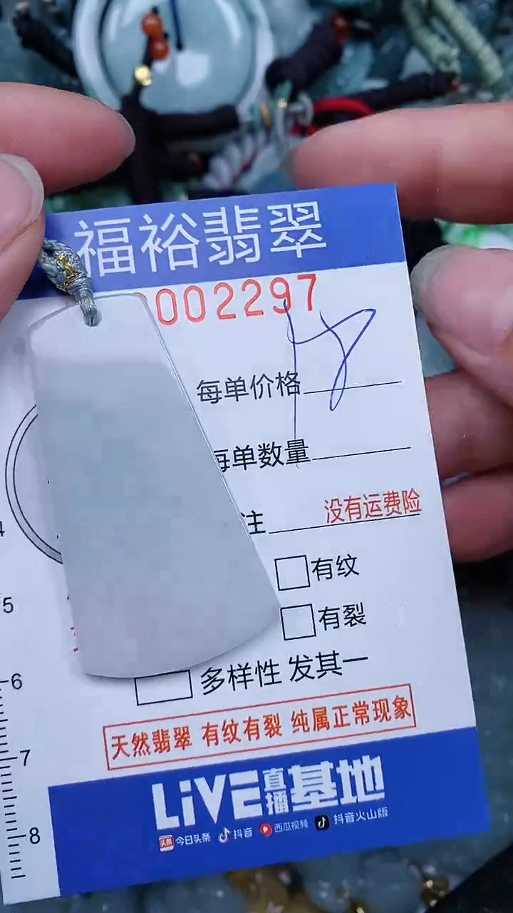 翡翠未镶嵌颈饰...0002297