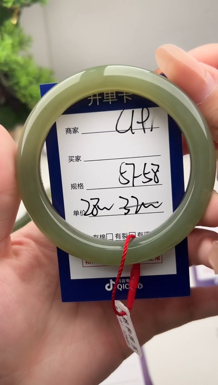 未镶嵌手镯和田玉微色差C19
