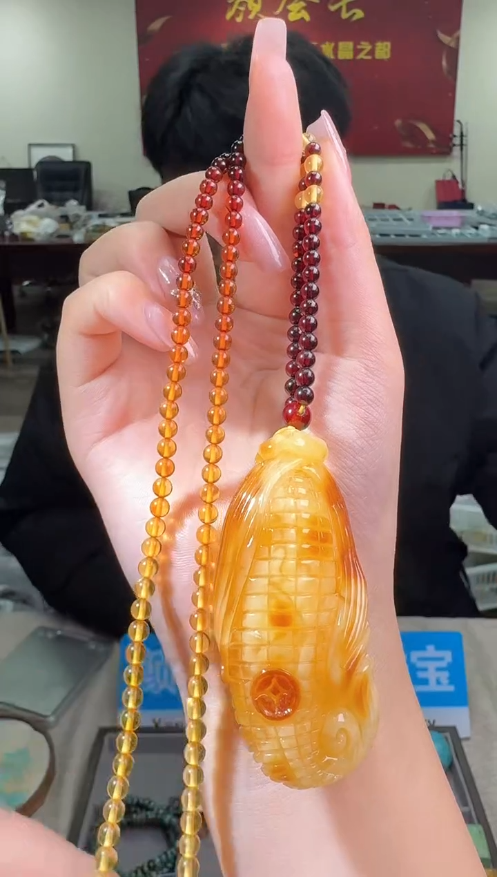 【闪购商品】蜜蜡颈饰未镶嵌多样性发一件 504