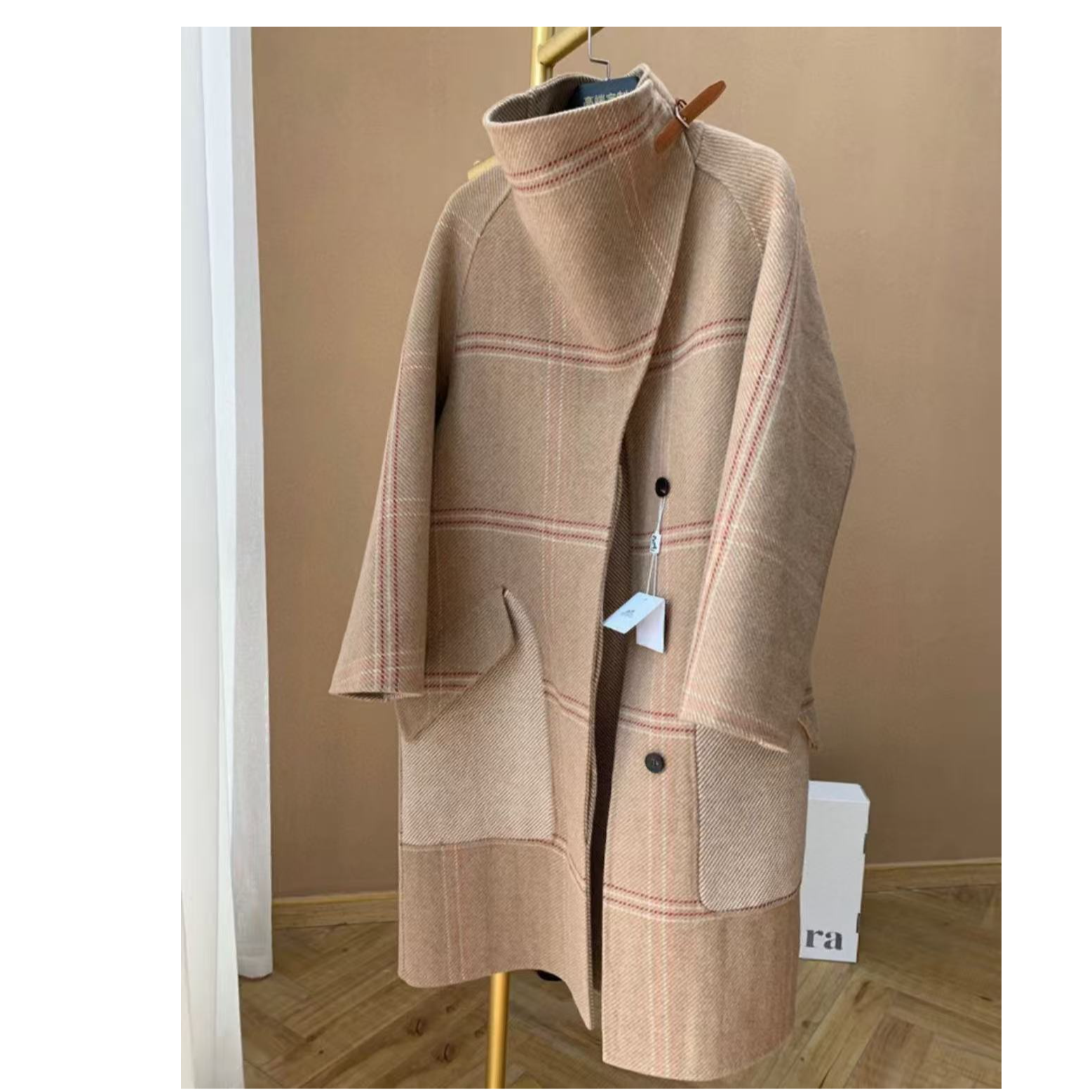 99新 Hermes/爱马仕 双双臻选/vv02320/爱马仕大衣/34码（100羊绒