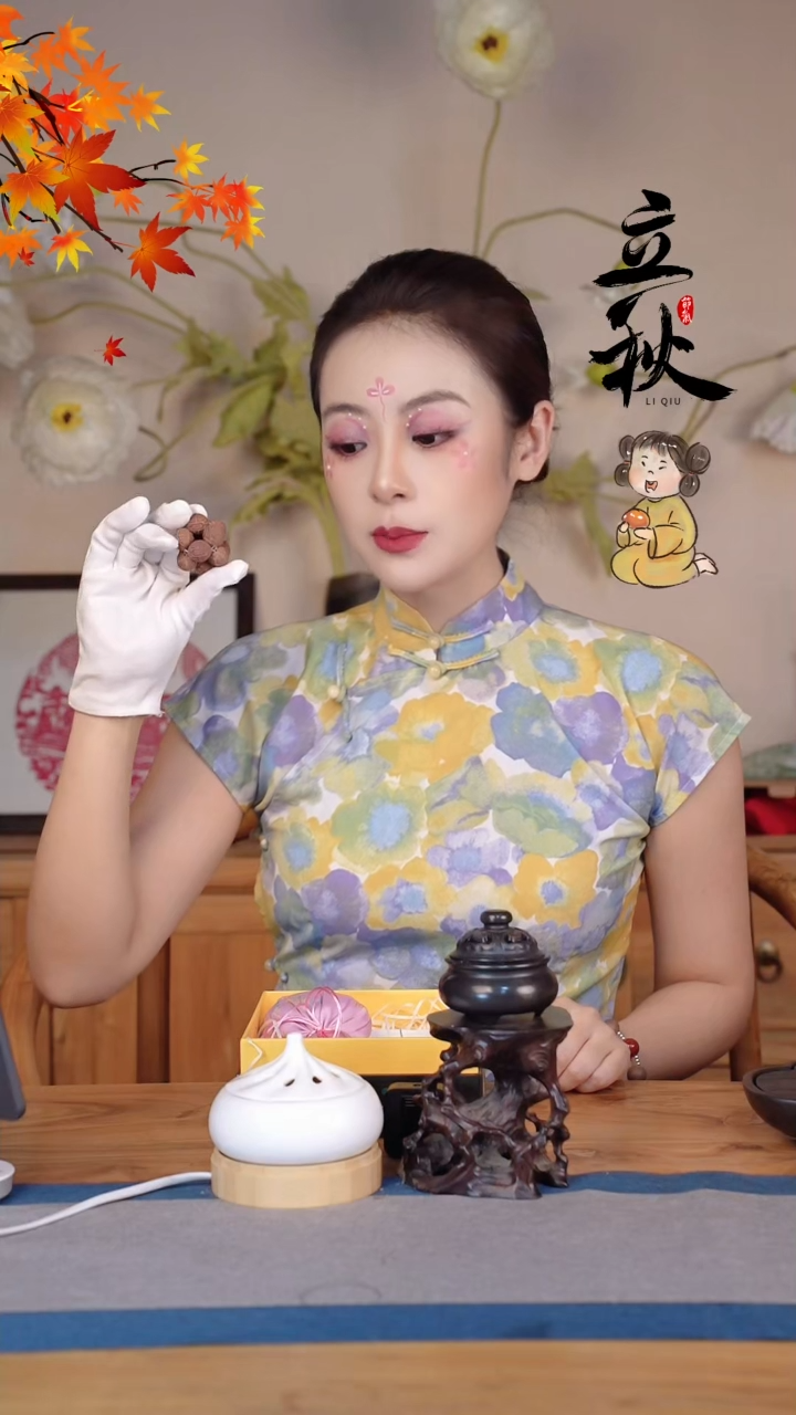 香料05野菊线香+多宝手串组合福利装同款