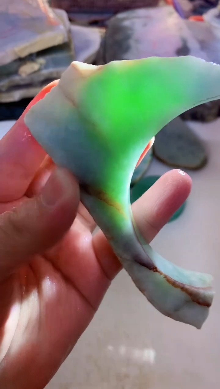 【闪购商品】翡翠未镶嵌颈饰0韩0翡翠珠873