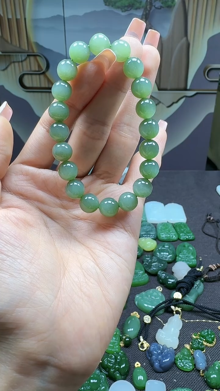 和田玉未镶嵌挂件9+