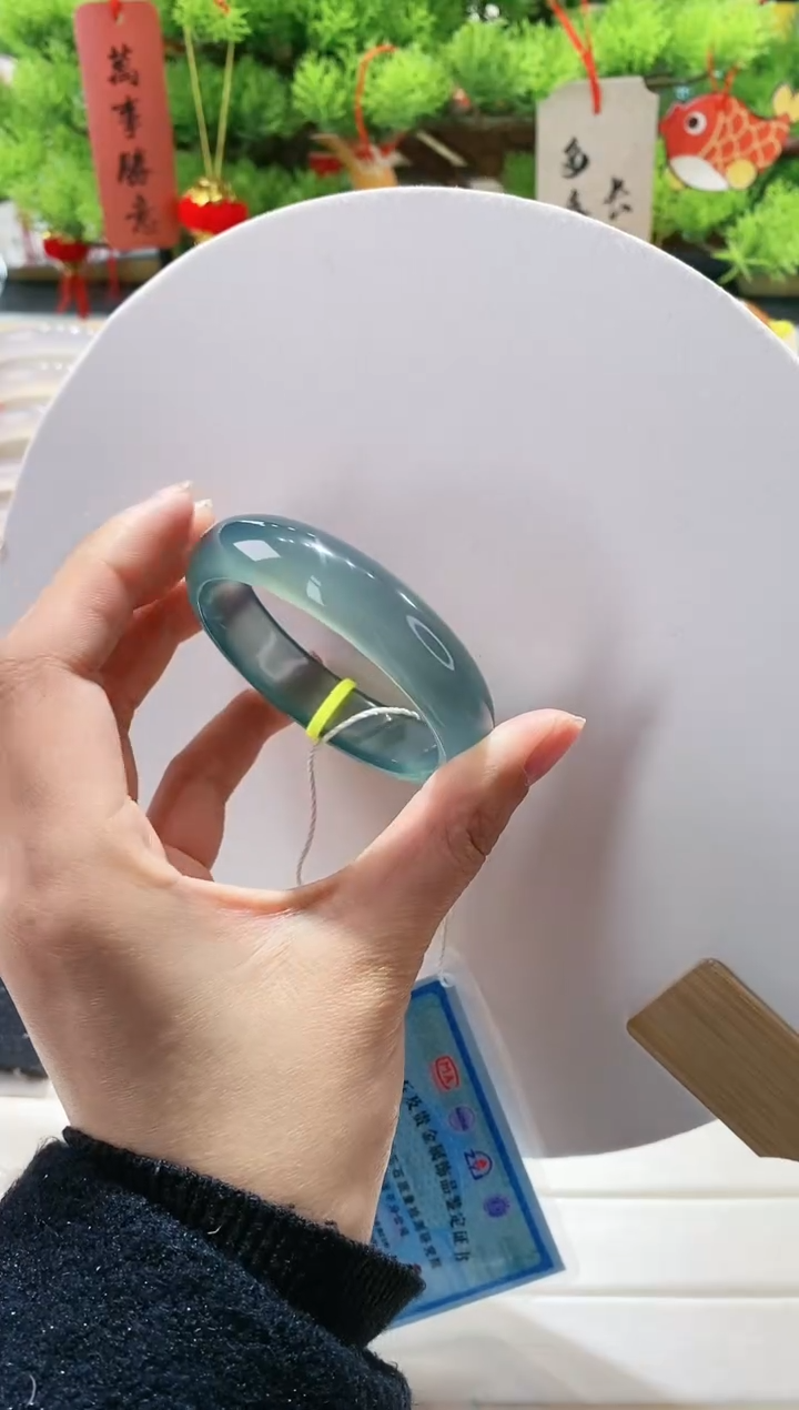 【闪购商品】玛瑙/玉髓手镯未镶嵌56-52.4