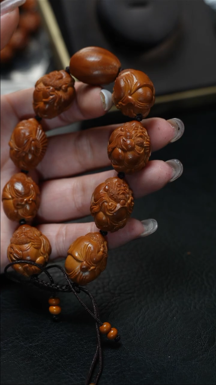手串/手链橄榄核鱼子精品核文化