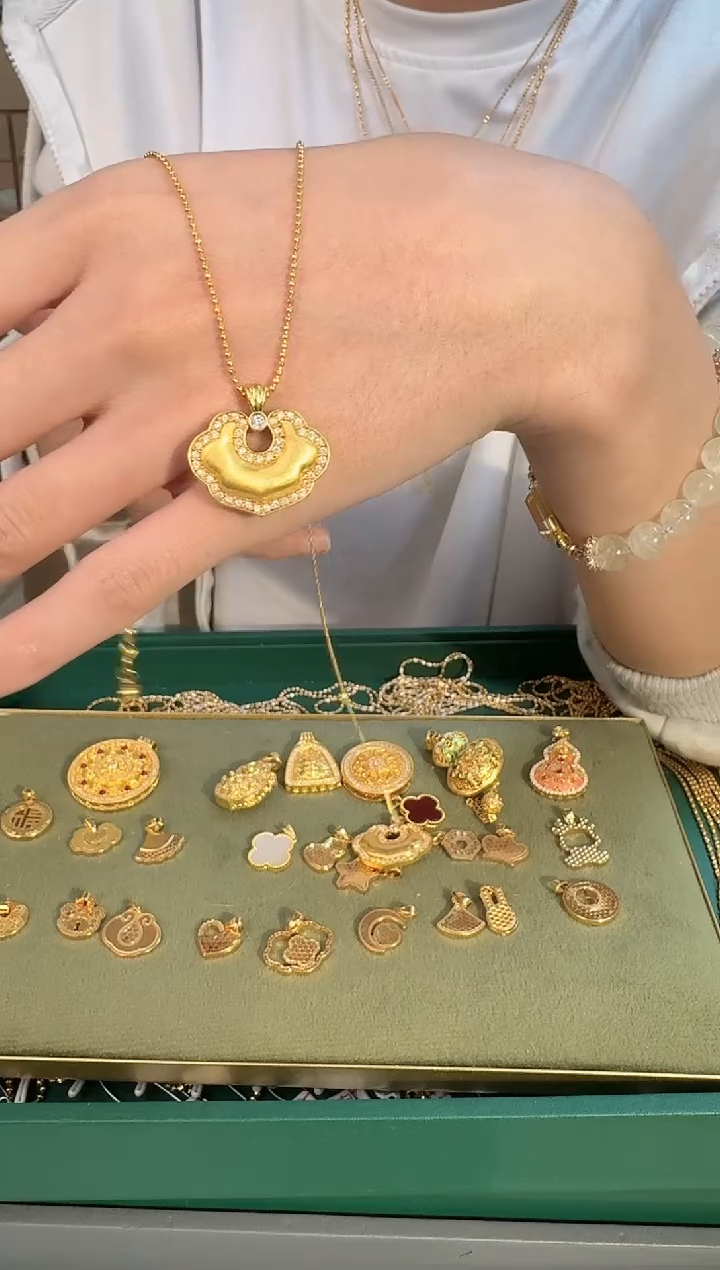 如意锁吊坠1.92 （附带礼盒包装）