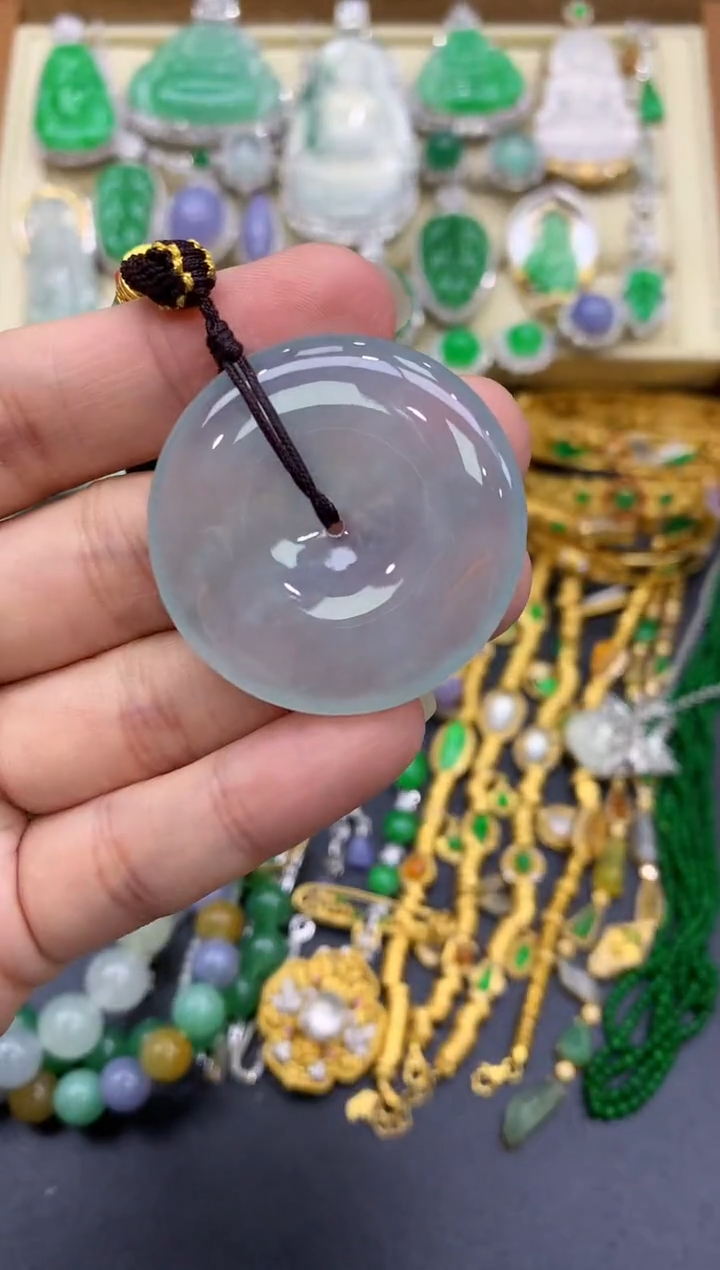翡翠未镶嵌颈饰258-中国好珍宝