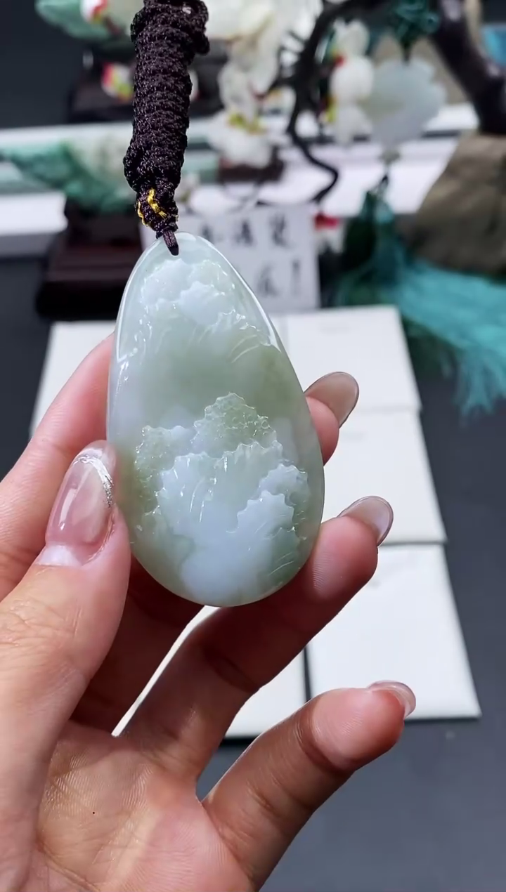 【闪购商品】翡翠颈饰未镶嵌天然缅甸翡翠A货