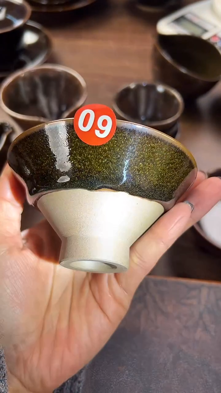 原矿釉乌金黑色主人杯