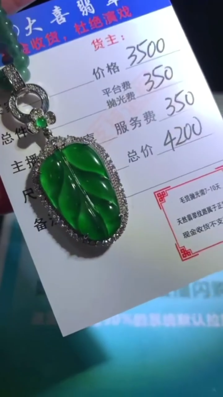 颈饰银S925镶嵌翡翠p-净货-多样性发货