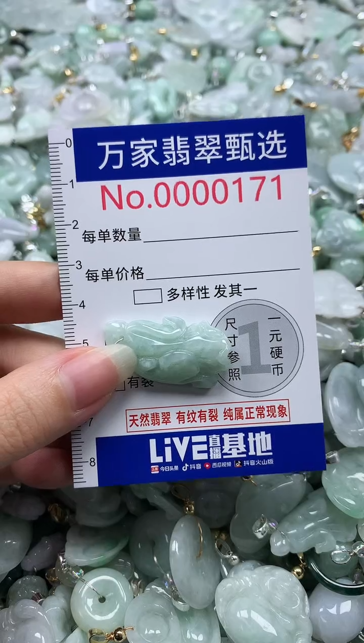 吊坠(不含链)未镶嵌翡翠0171