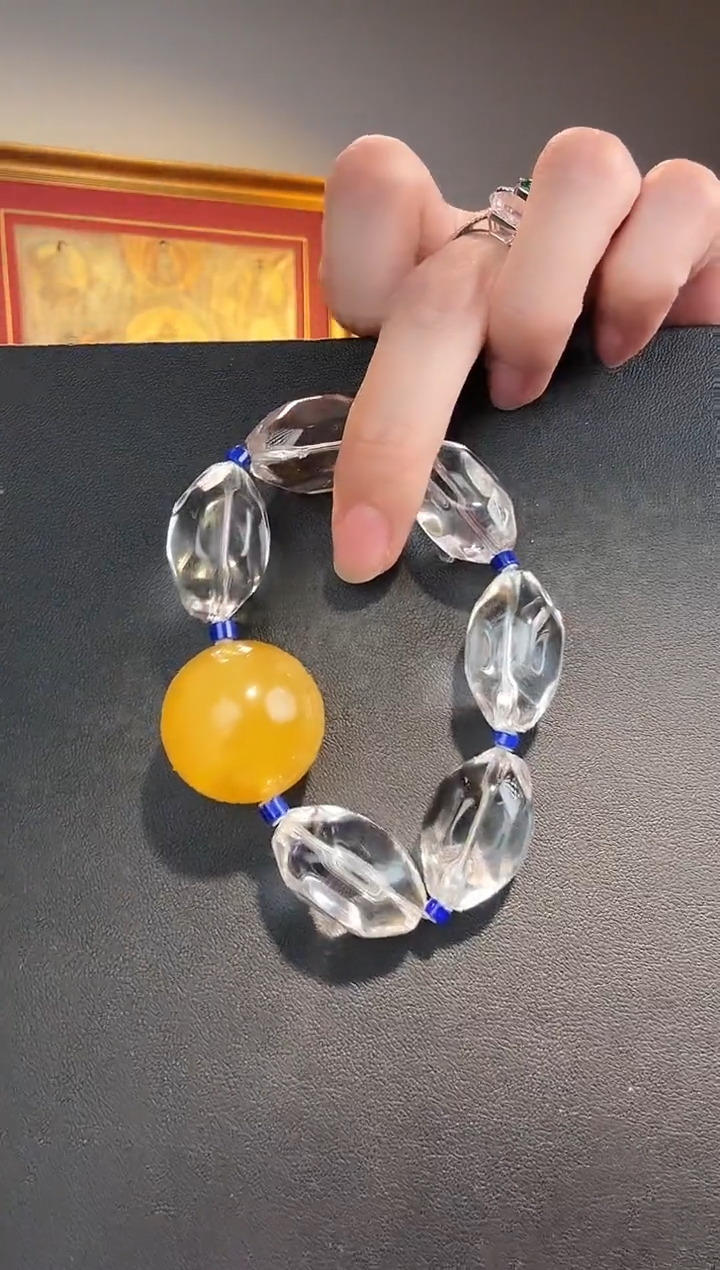 手链琥珀未镶嵌薇*2980