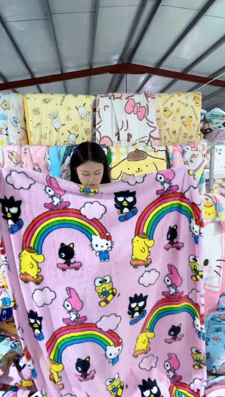 130*180绒毯子微瑕   