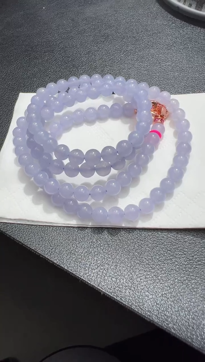 【闪购商品】翡翠颈饰未镶嵌（成品三天鉴赏期）6.2mm+