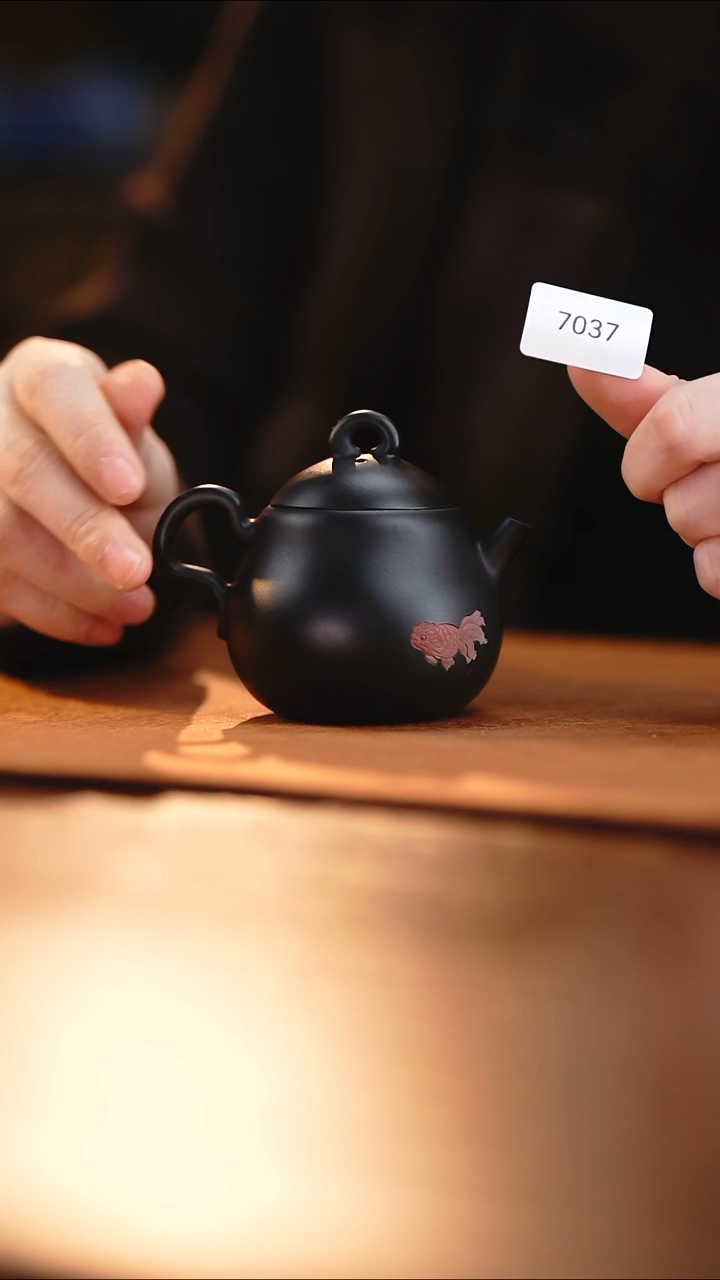雲梦茶器紫陶茶壶7037