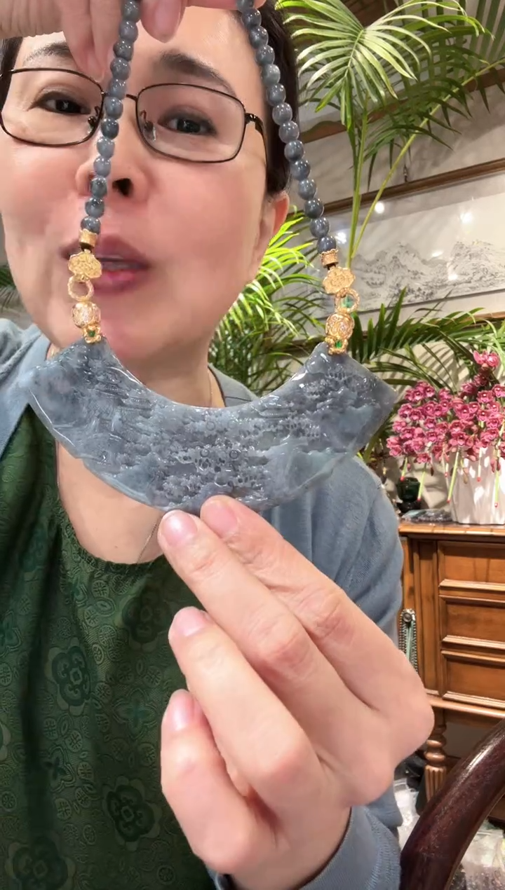 【闪购商品】翡翠颈饰未镶嵌国风