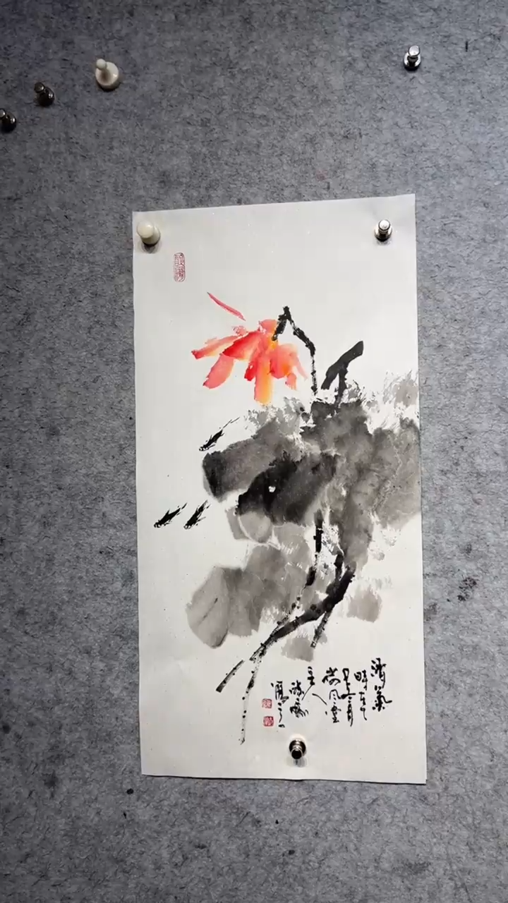 国画澹*张自学水墨国画51
