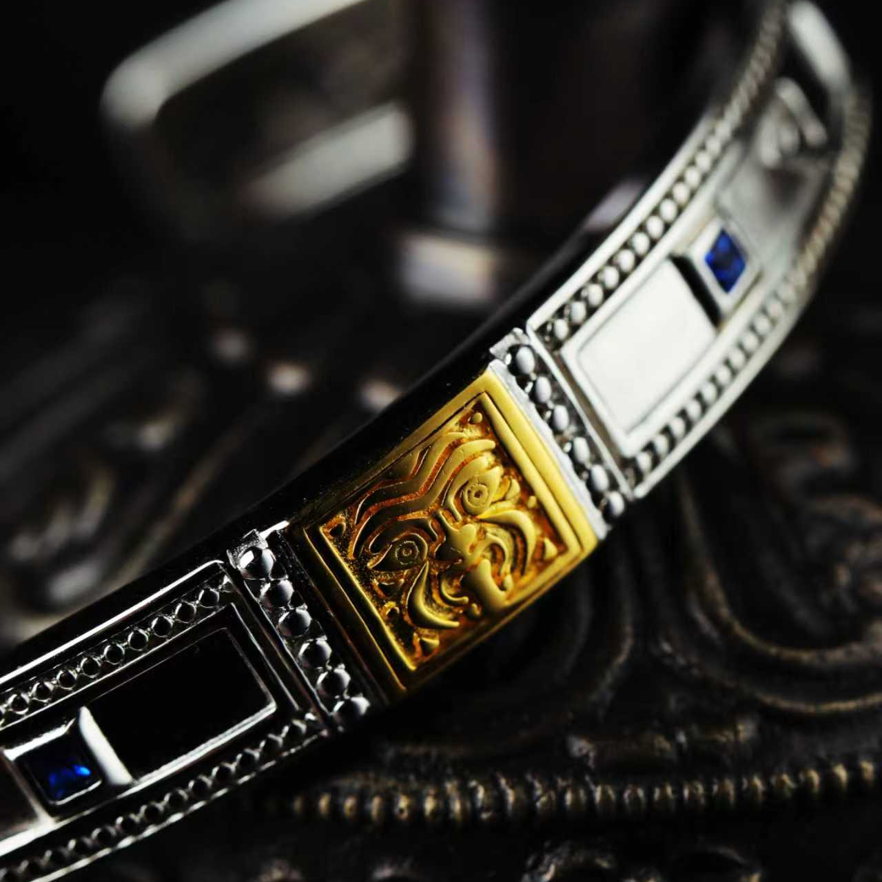 925银手镯 【传饰圣藏】扎基拉姆手镯（事业顺遂 正财偏财）