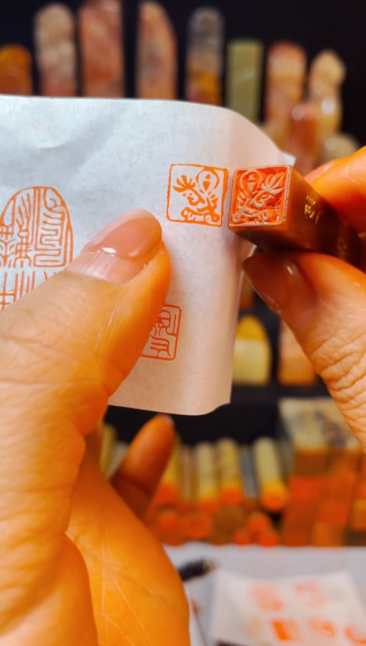 【闪购商品】浙江红石印石手工篆刻《佛》1.0