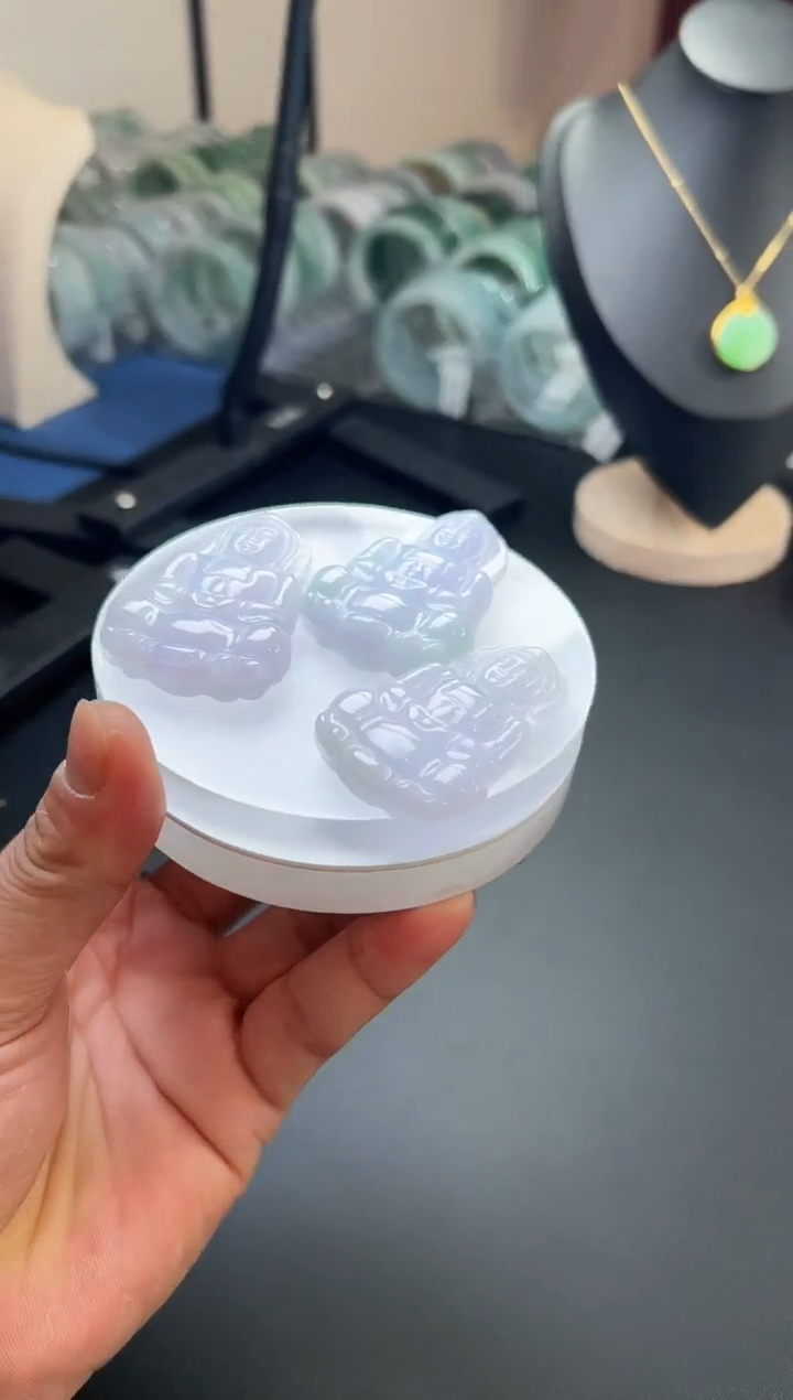 未镶嵌挂件翡翠观音FL011多样性发其一