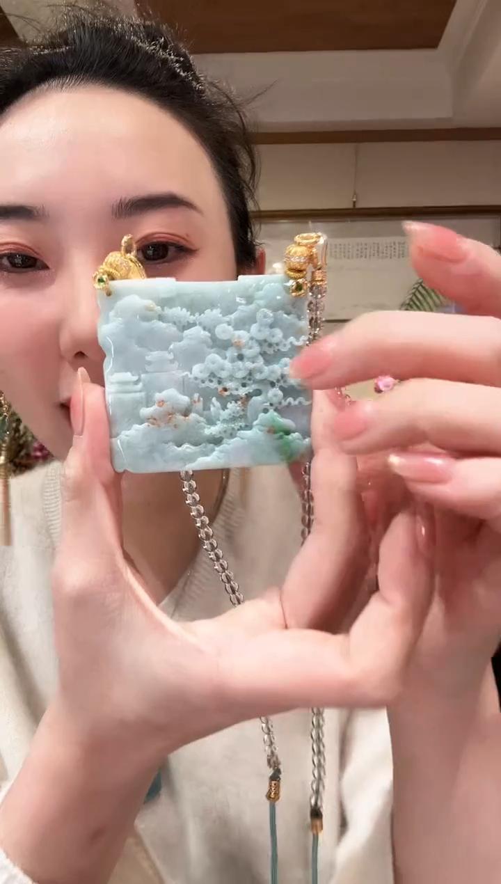 【闪购商品】翡翠颈饰未镶嵌国风