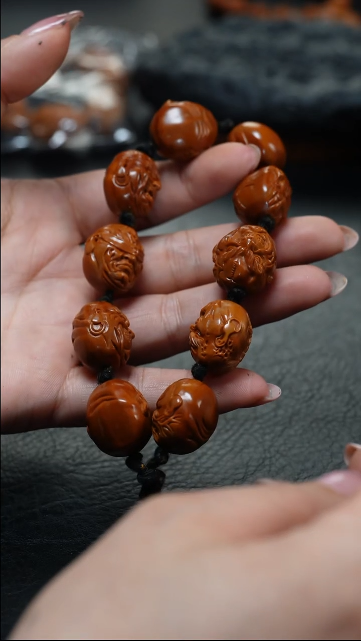 手串/手链橄榄核鱼子精品核文化