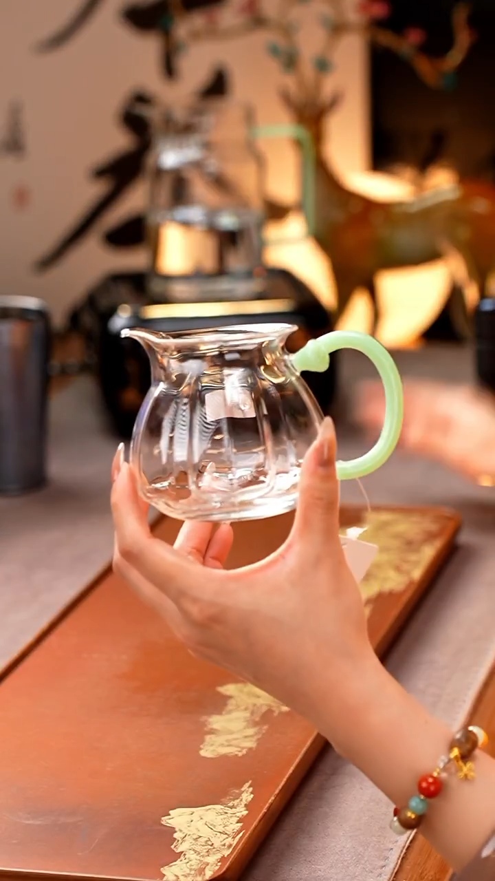 禾器/晶彩莲君茶海/浅玉