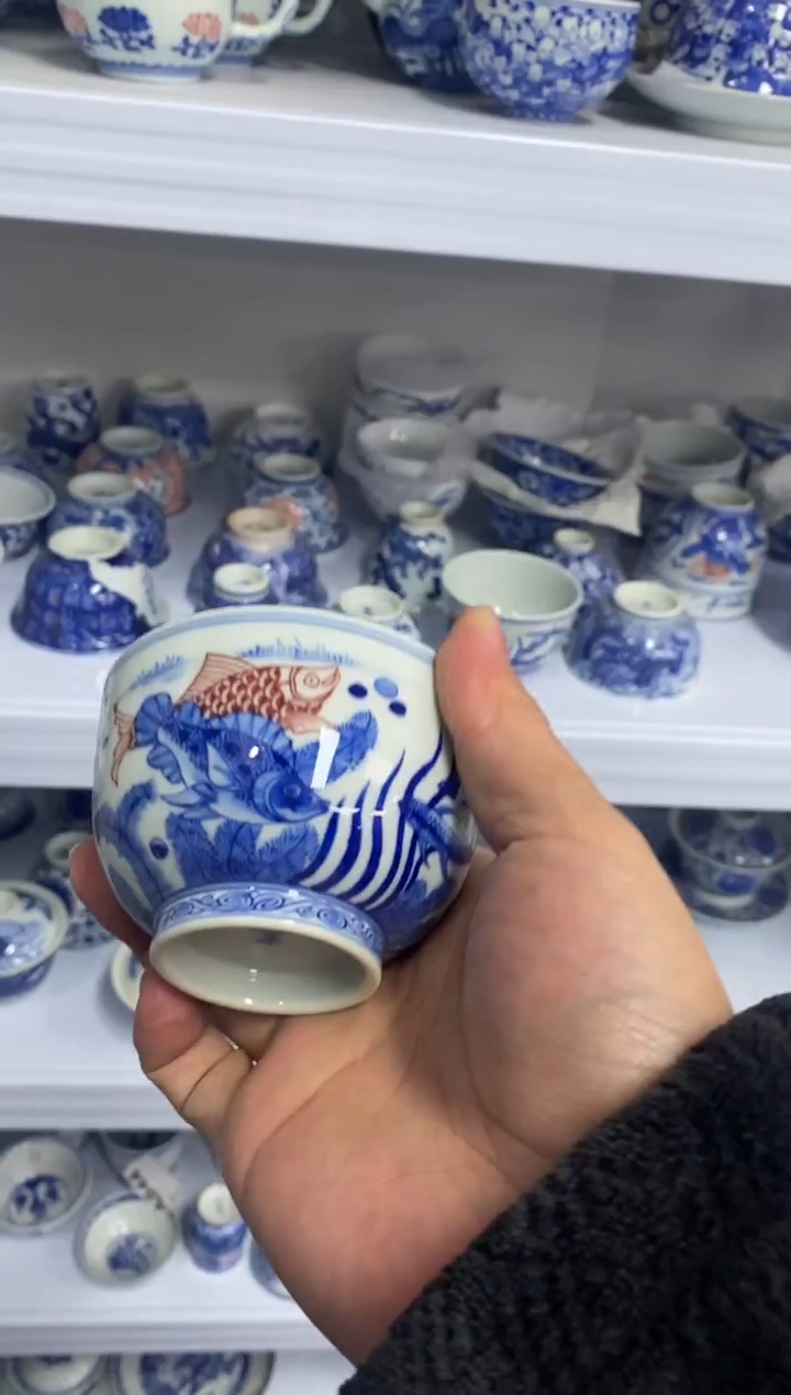 摆件陶景德陶瓷茶具容量约80