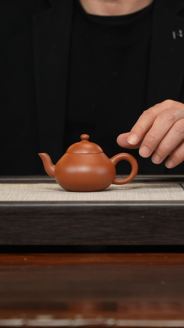 【闪购商品】紫砂茶壶朱泥梨型