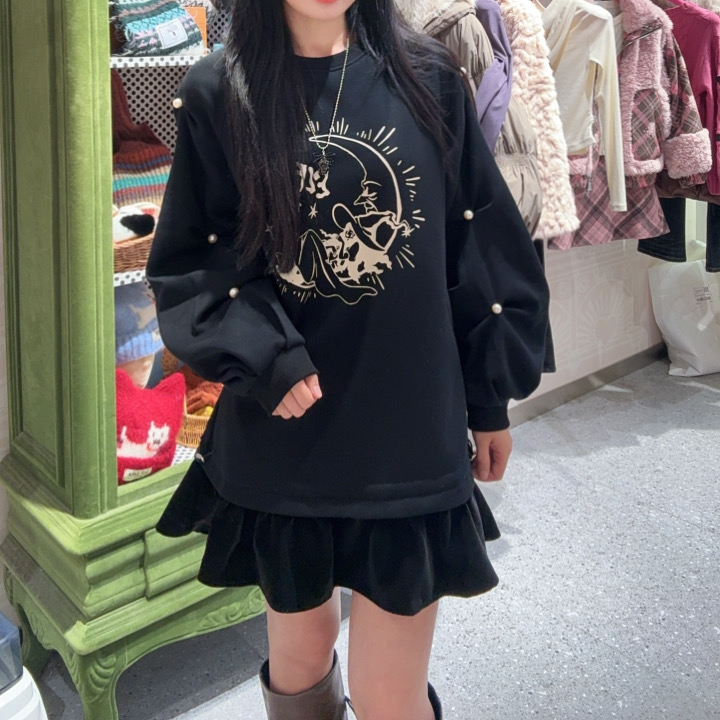 妖精的口袋冬季假两件连衣裙25400076