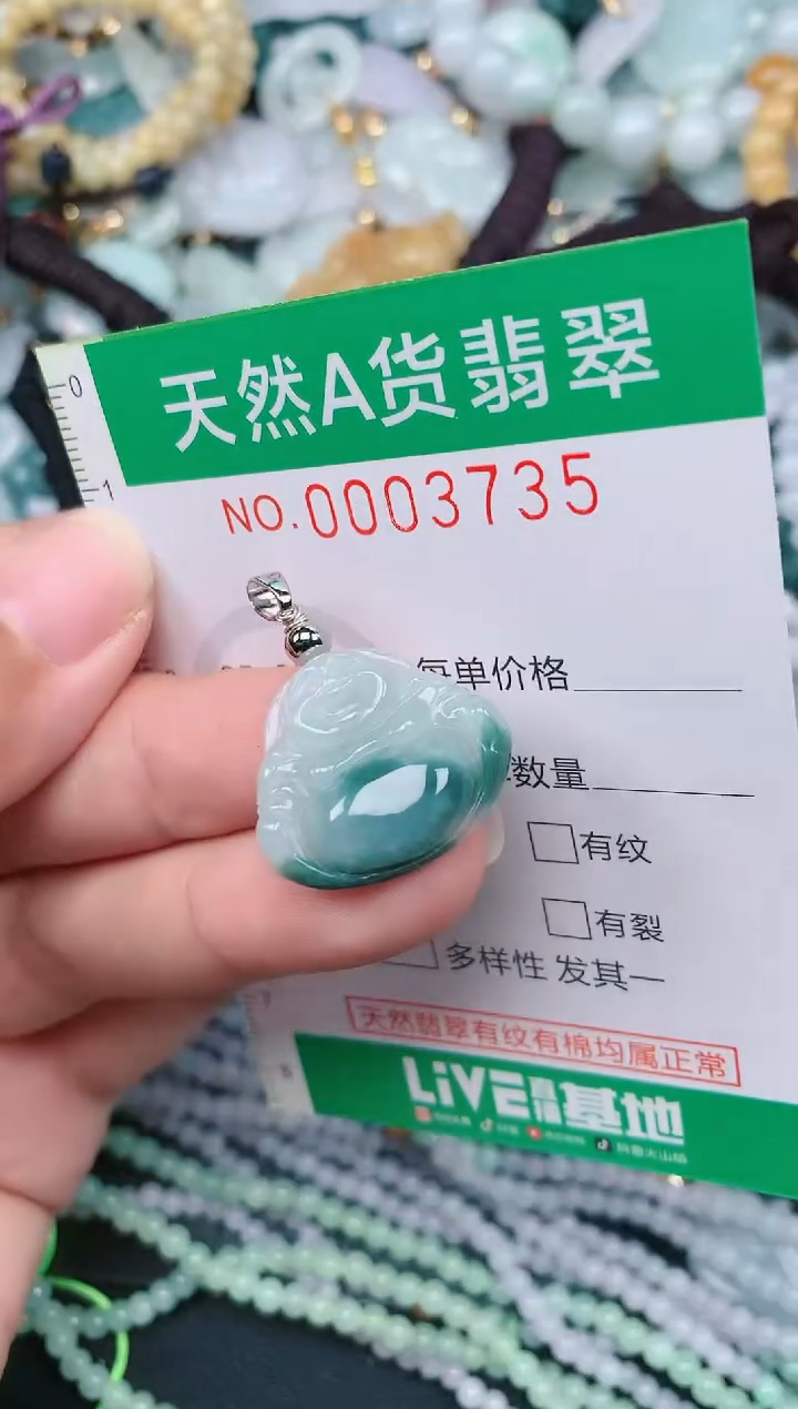 颈饰未镶嵌翡翠.0003735