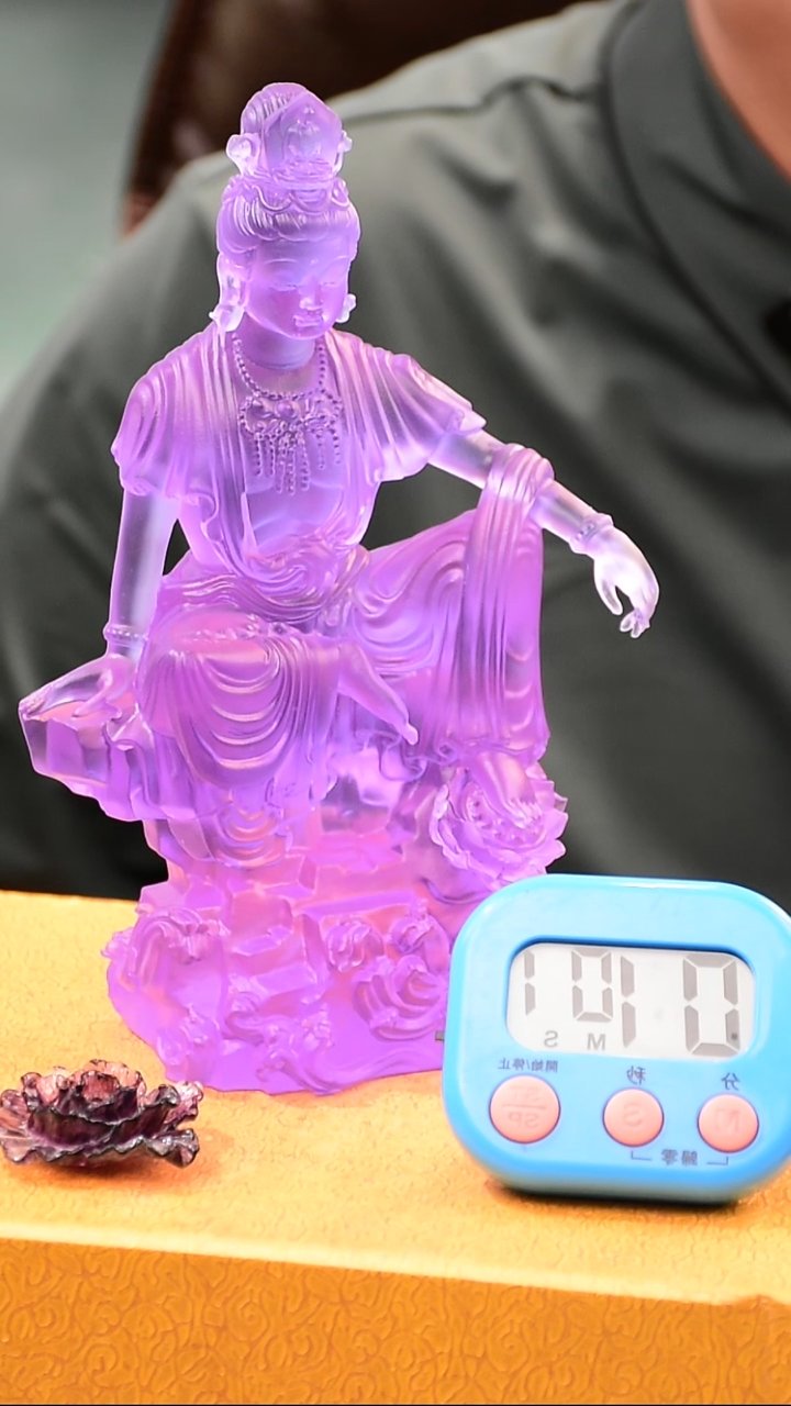 手工艺品琉璃與**行古法琉璃 摆件
