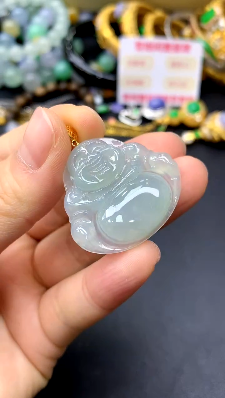 颈饰未镶嵌翡翠354-中国好珍宝