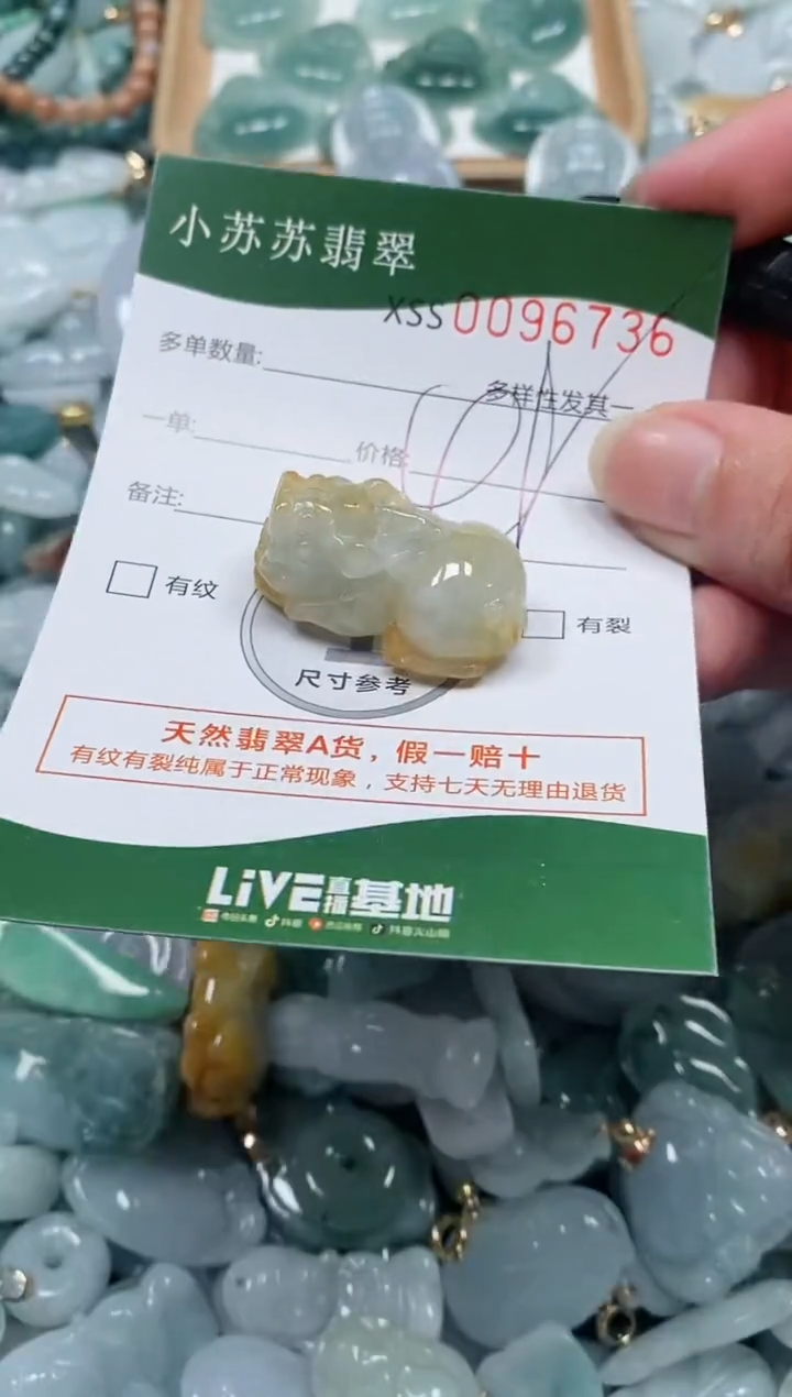 【闪购商品】翡翠颈饰未镶嵌闪购商品0096736