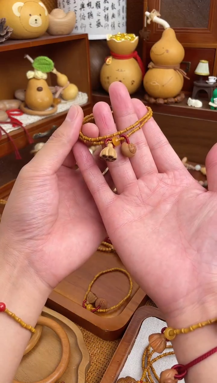 竹节手串一物一拍好运连连双圈