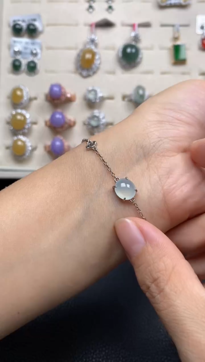 【闪购商品】翡翠戒指银S925镶嵌1111