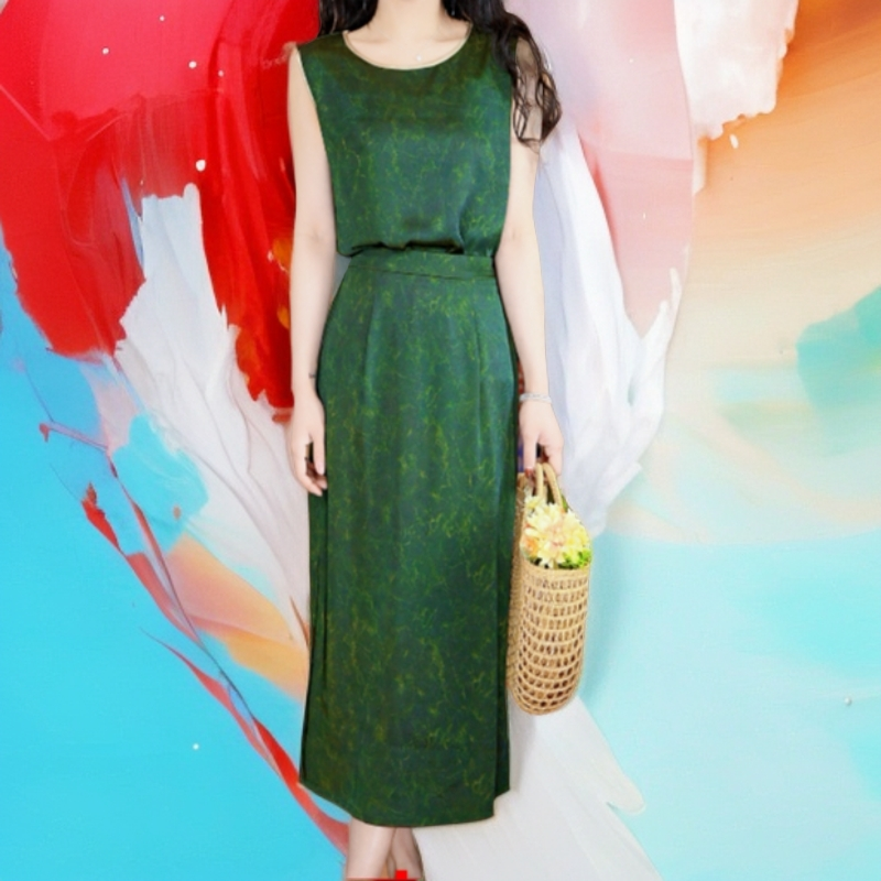 7788-23（青蛇必穿绿）新款女士套装
