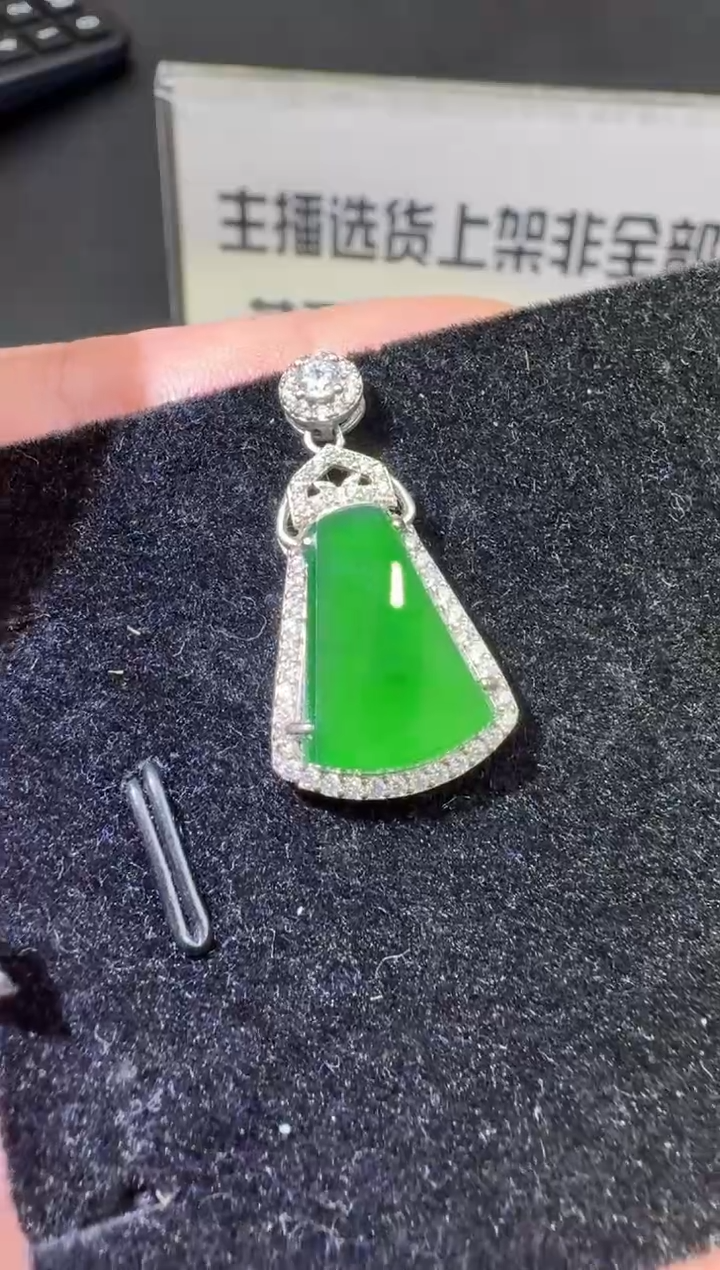 【闪购商品】翡翠颈饰银S925镶嵌00061862