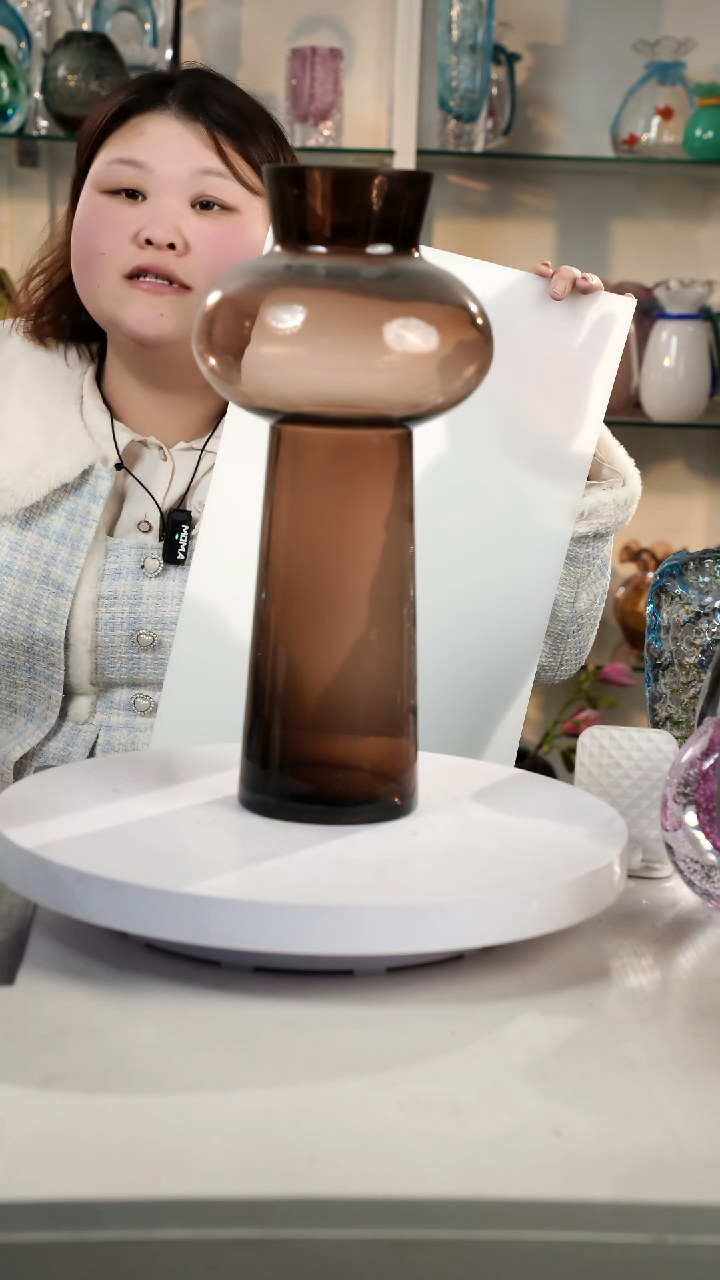 【闪购商品】琉璃【弘扬】高轻奢琉璃花器微瑕福利高41