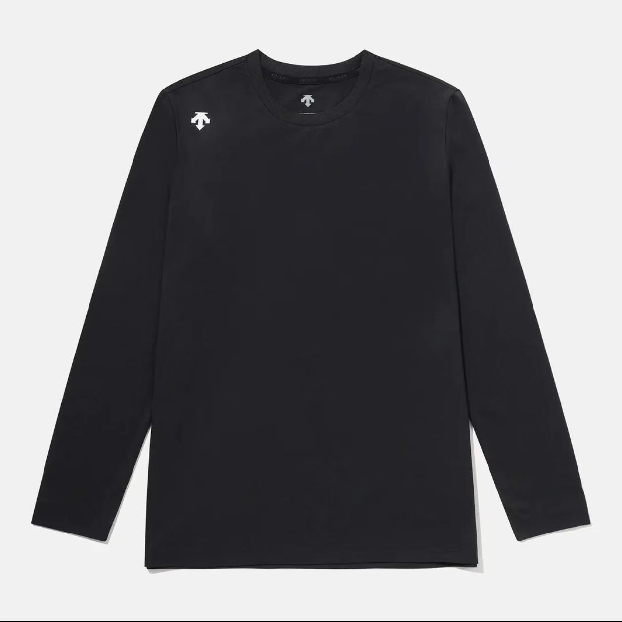 DESCENTE/迪桑特运动休闲圆领长袖T恤男女简约百搭韩版都市UTL11