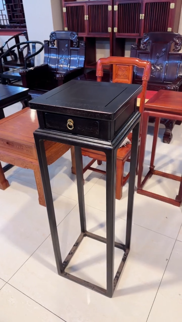 【闪购商品】邵氏紫檀高花架（单个）