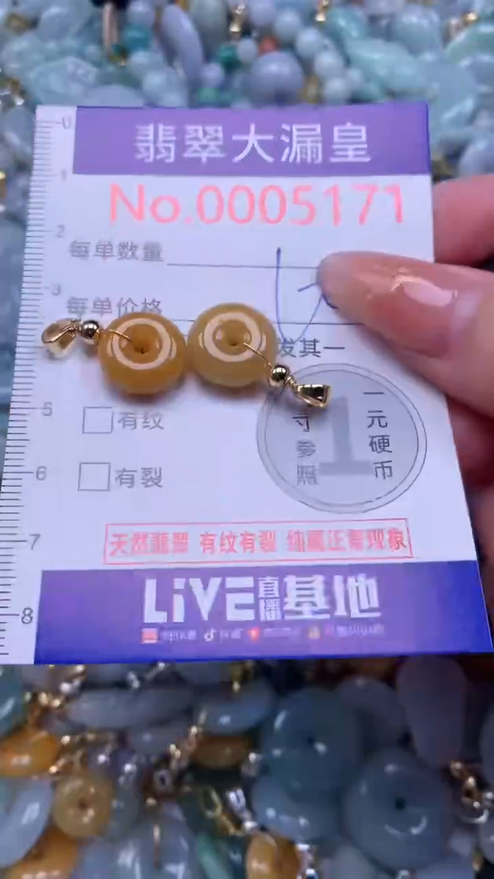 翡翠未镶嵌吊坠(不含链)5171