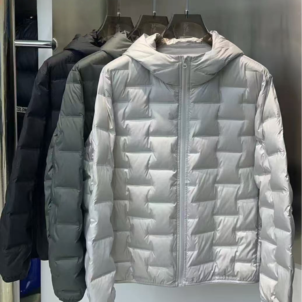 (外贸原单)波鹅绒连帽羽绒服