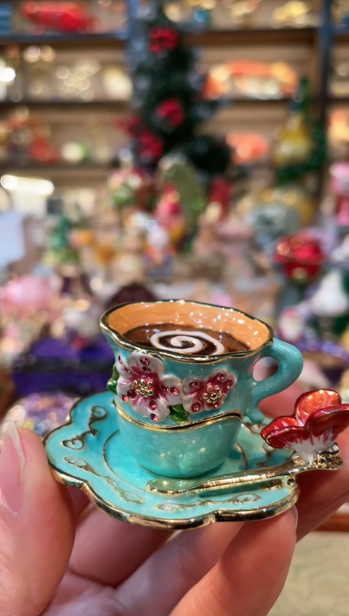 【闪购商品】 珐琅彩精致首饰盒