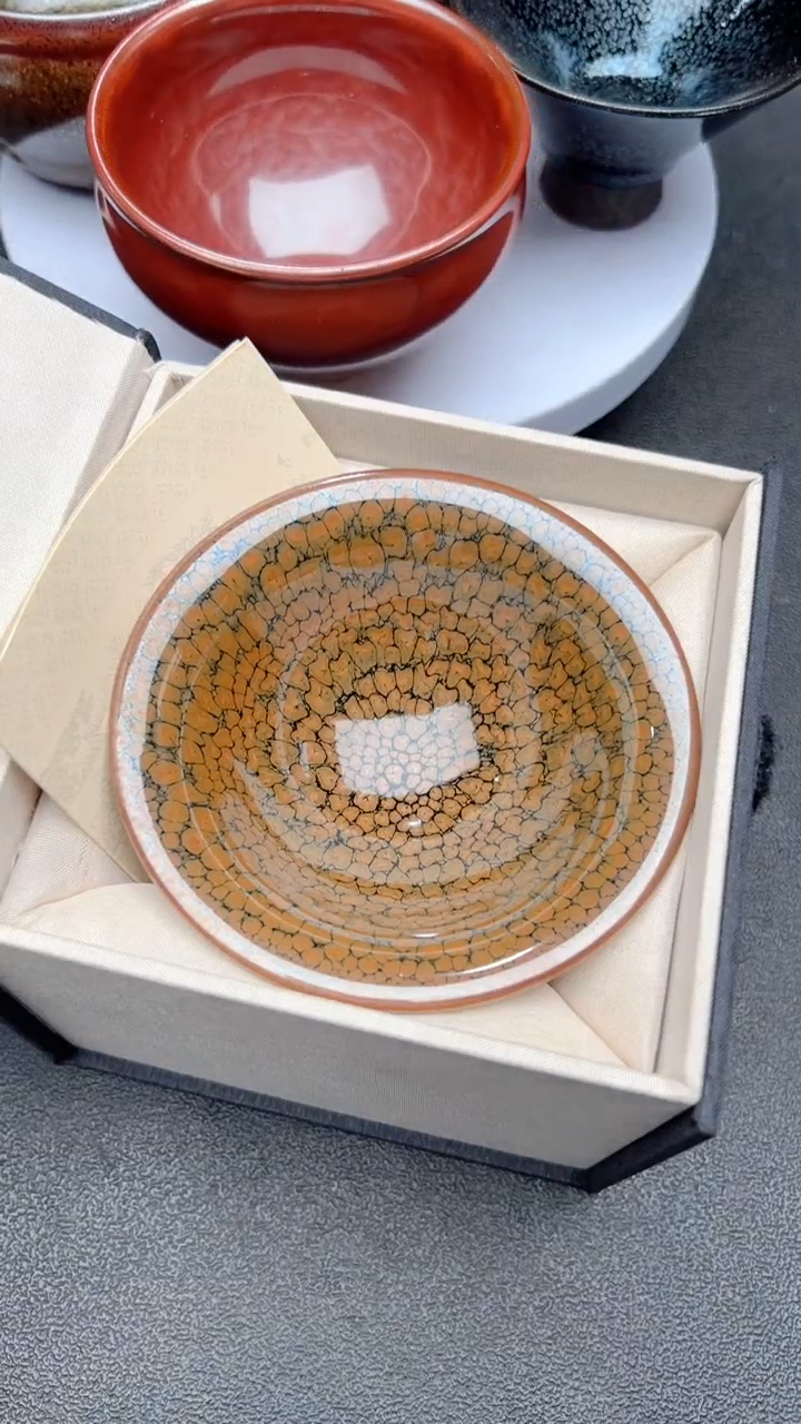 【闪购商品】茶盏708礼盒证书建盏