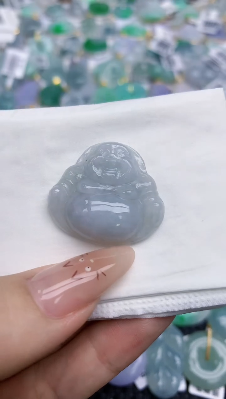 翡翠未镶嵌颈饰   天然翡翠A货