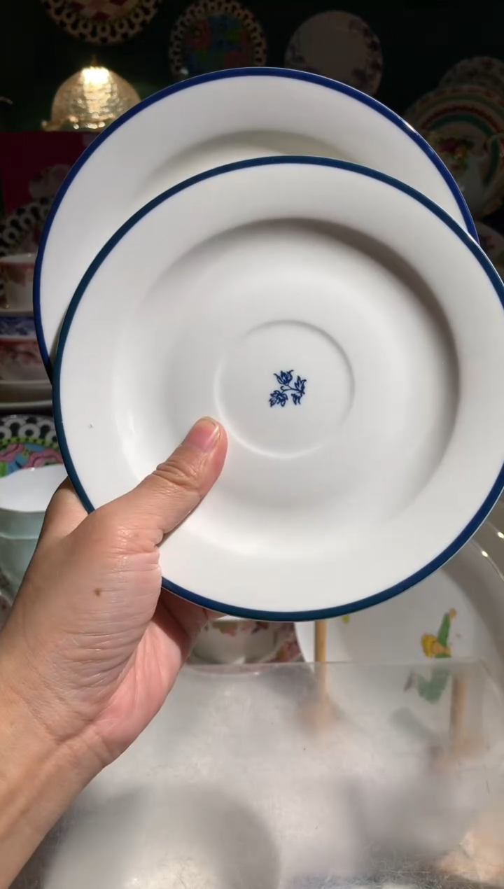 瓷片陶瓷尾单CC043有瑕4个6英寸