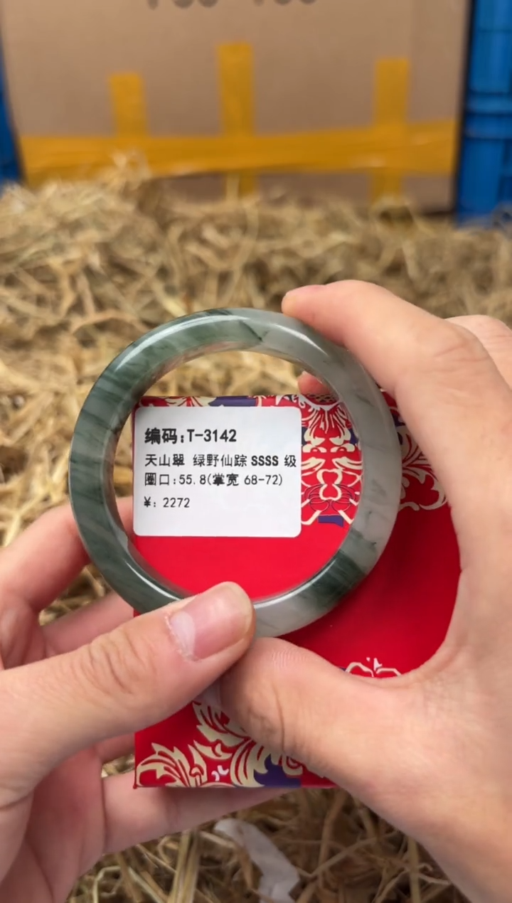 未镶嵌手镯石英质玉T-3142